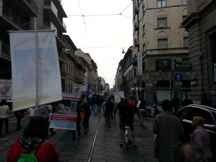 corteo verso Porta Romana